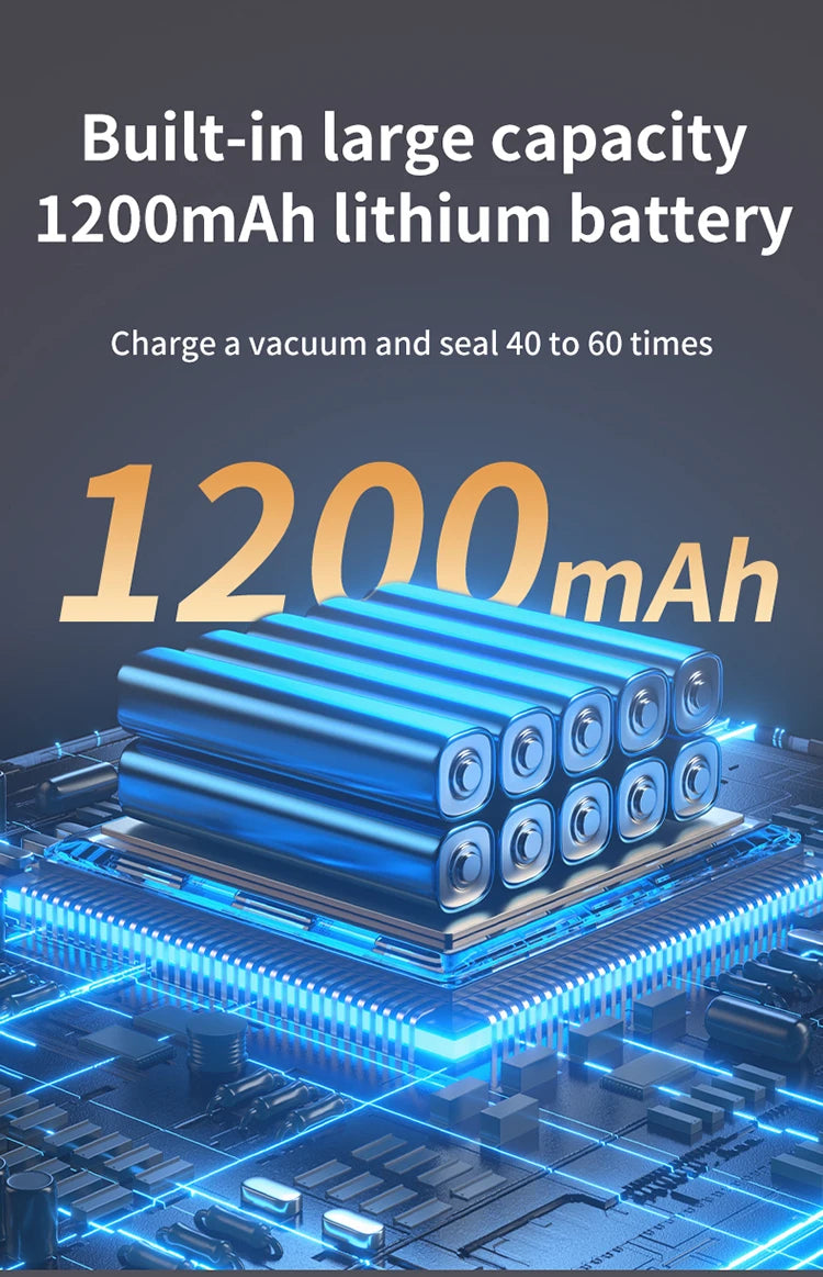 Charging Mini Wireless Fully Automatic Vacuum Sealing Machine Household Small Portable Food Packaging Plastic Sealing Machine
