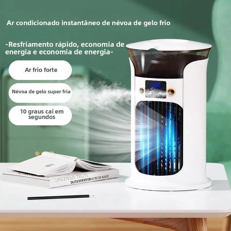 Portable Desktop Cold Air Fan USB Mini Home Use Multi-Function Air Conditioner Fan for Personal Cooling
