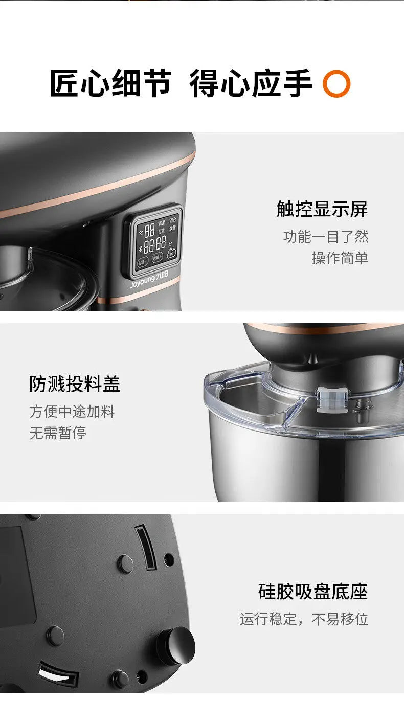 Multifunctional Stand Mixer, Automatic Dough Kneader with Fermentation Function, All-in-One Food Mixer for Home