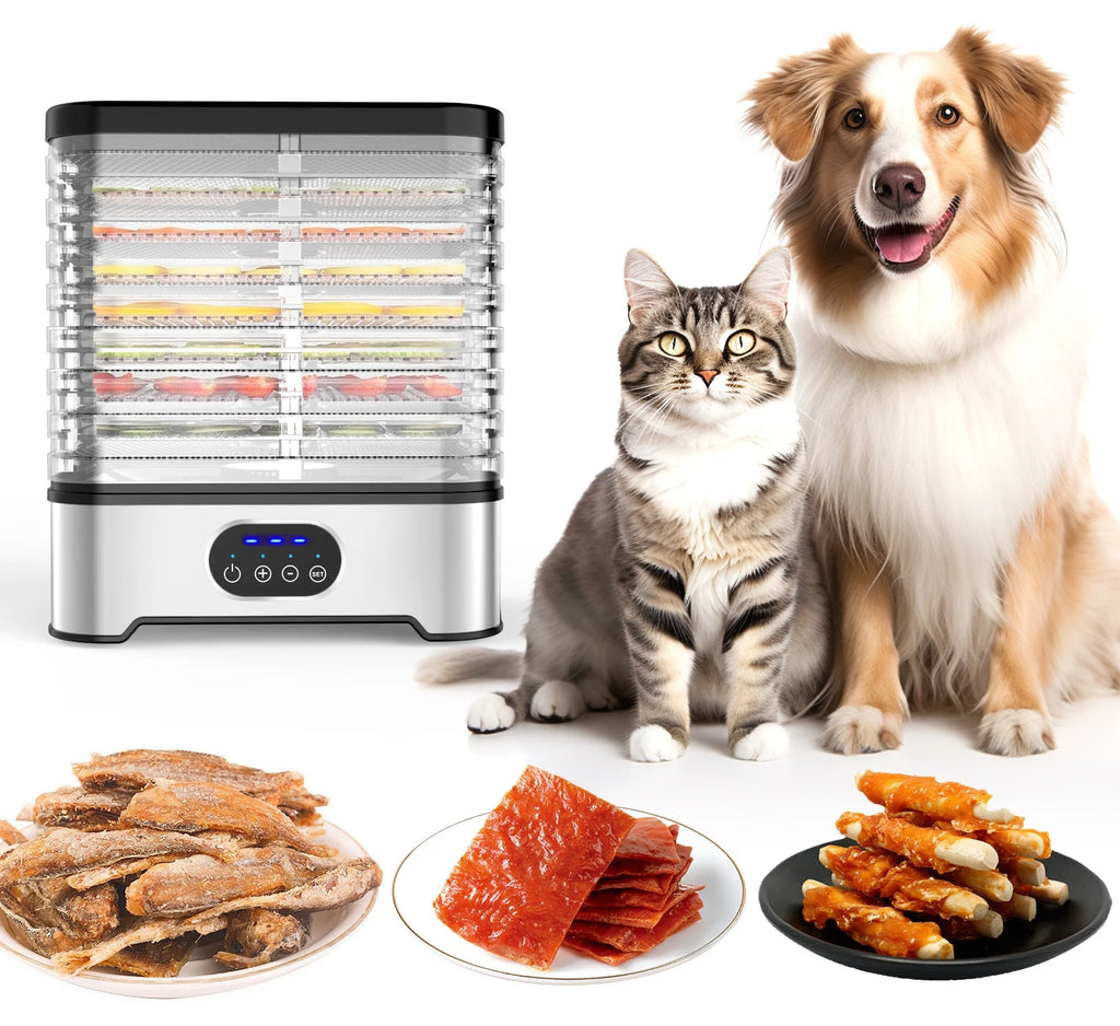 Electric Mini High Efficiency 400W Fruit and Vegetable Food Dehydrator with Plastic Housing for Household Meat and Pet Drying