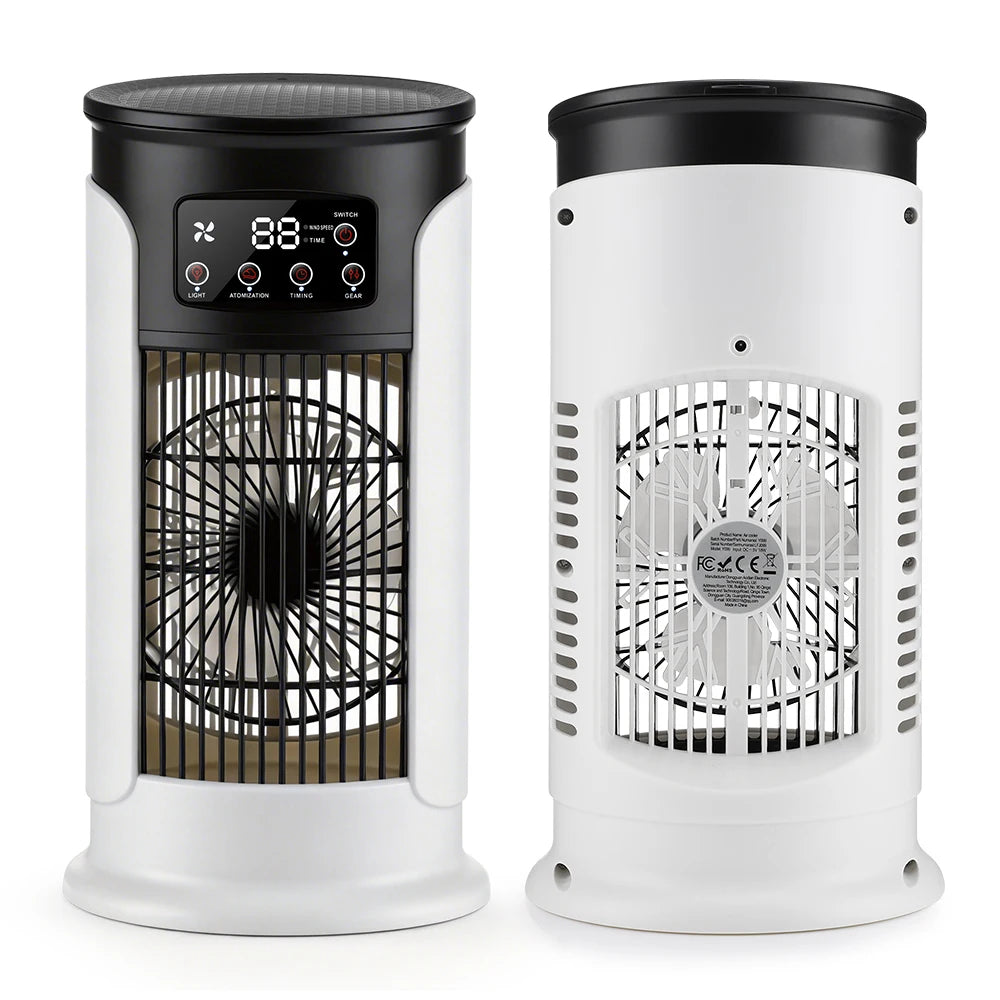 USB Mini Portable Air Conditioner Cooler Fan Water Cooling Air Conditioning for Home Office - Compact Air Cooler