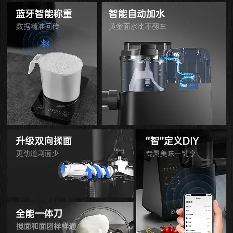 fully automatic noodle machine home intelligent noodle pressing vertical outlet multiple die heads automatic pasta maker