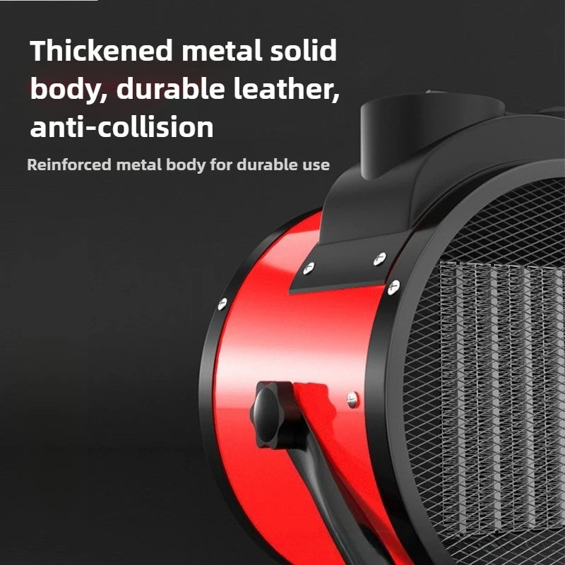 2000W Portable Electric Space Heater with Fan Adjustable Thermostat 2 Heat Settings + Fan Mode Overheat & Tip-Over Protection