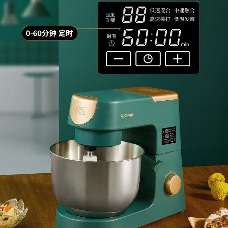 Home Stand Mixer: Multi-Function Fully Automatic Small Dough Kneader, Mixer with Fermentation