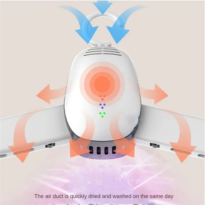 BAAJ-Portable Dryer Clothes Hangers Laundry Electric Dryer Machine For Dormitory Home US Plug