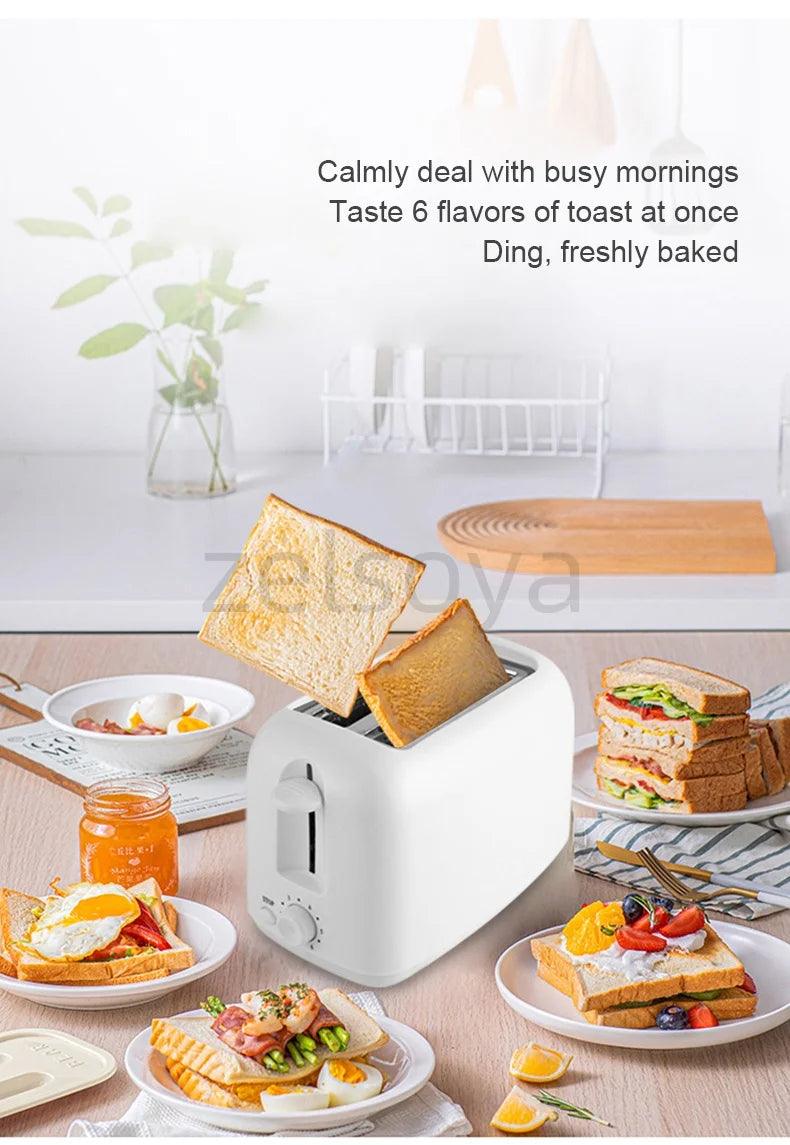 Electric Bread Toaster Home Toaster Breakfast Sandwich Maker 110V 220V