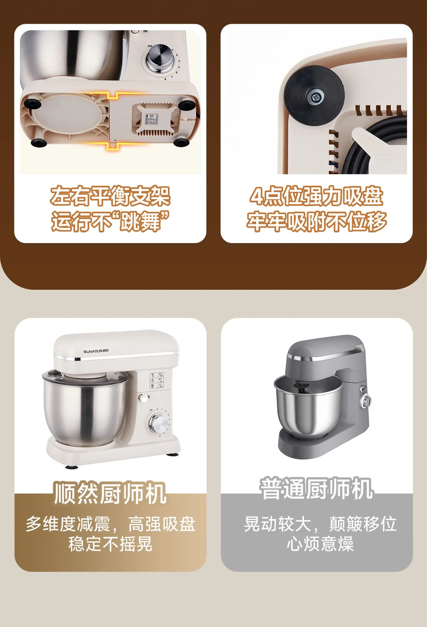 2026 New Stand Mixer Fully Automatic Dough Kneading Mixer for Home Commercial Baking Kitchen Use