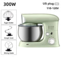 JIQI Stainless Steel Electric Chef Stand Food Mixer Automatic Whisk Eggs Beater Cream Blender Cake Bread Dough Kneading Machine