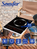 Portable Induction Cooker Sonifer SF-3057 1400W Electric Stove Single Heating Plate Multiple Programs Timer Kitchen