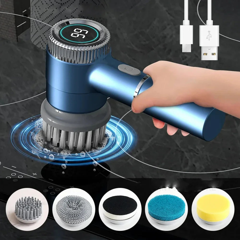 Zai Xiao Bathroom Professional Cleaning Automatic Handheld Rechargeable Electric Cleaning Brush Kitchen Dishwashing Pot Shoe Bot