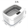 KUNPHY Ultrasonic Machine 2.5 40kHz Jewelry Cleaner Ultrasonic Bath Multifunctional for Mouthguard Razors Dental Parts Cleaning