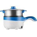 2L Portable Car Electric Hot Pot,12V/24V Multifunction Double‑Layer Cooking Pan, Travel Soup Rice Cooker Steamer for Car & Truck