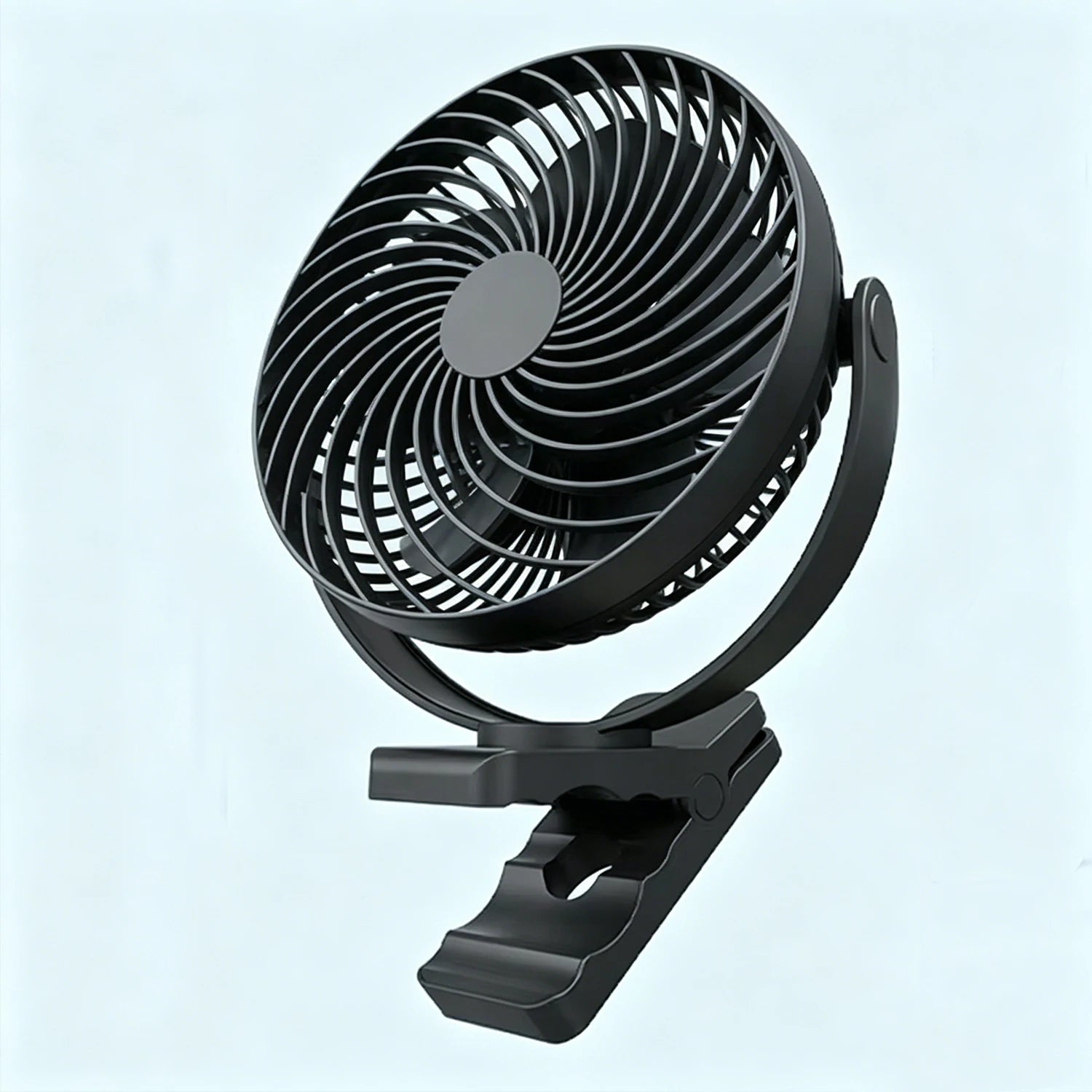 6-Inch Rechargeable Battery Operated Clip on Fan, Air Circulating USB Fan,Portable for Outd Camping Tent Beach or Car