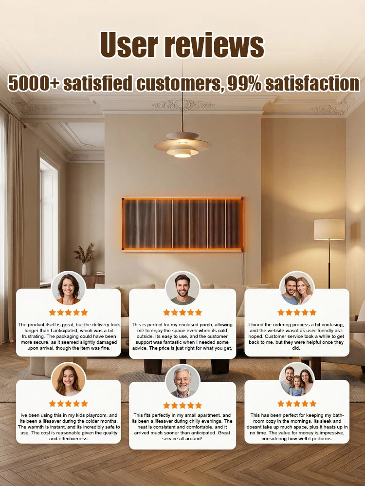 Energy Saving Graphene Heater Wall Mounted Fast Electric Heating Panel Far Infrared Heating Plate For Living Room Bedroom Office
