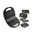 DMWD 3in1 Electric Mini Egg Waffle Sandwich Maker Grilling Plates Breakfast Baking Machine Panini Toaster Bread Frying Pan EU