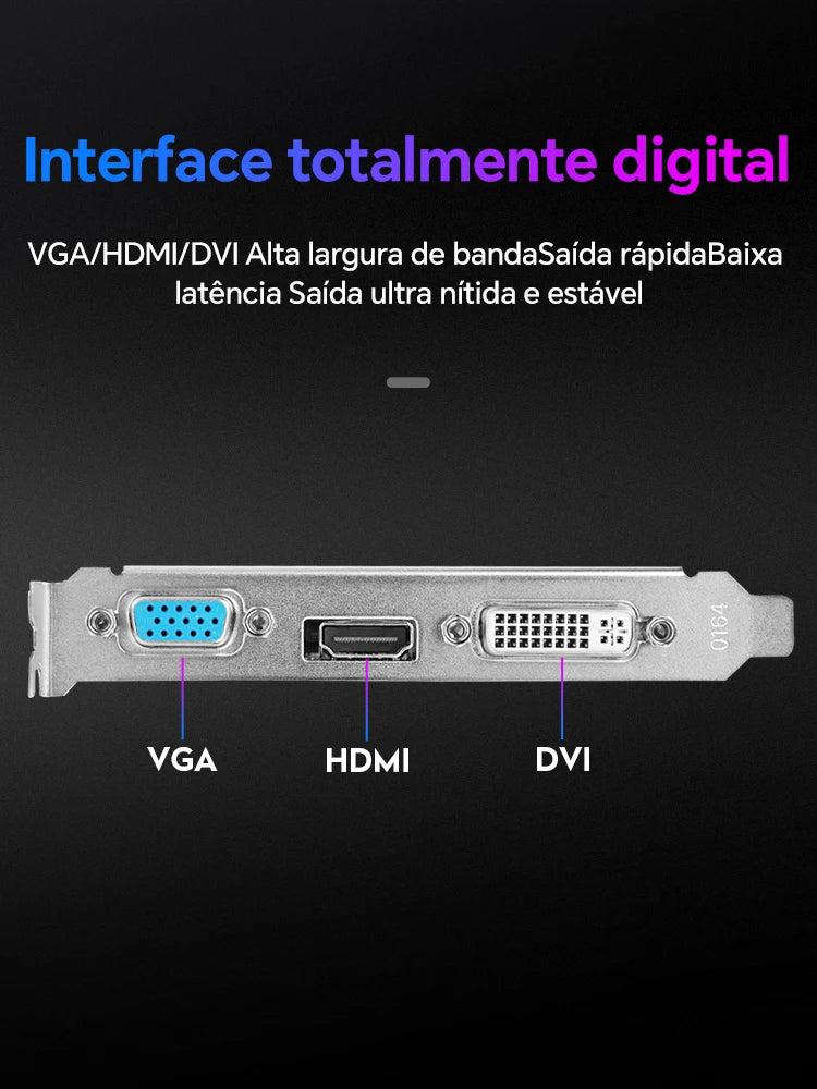 Jieshuo NVIDIA GT 730 4G*2 gt740 4g video graphics card GPU 128-bit DDR3 (3 models available) computer desktop gaming and office