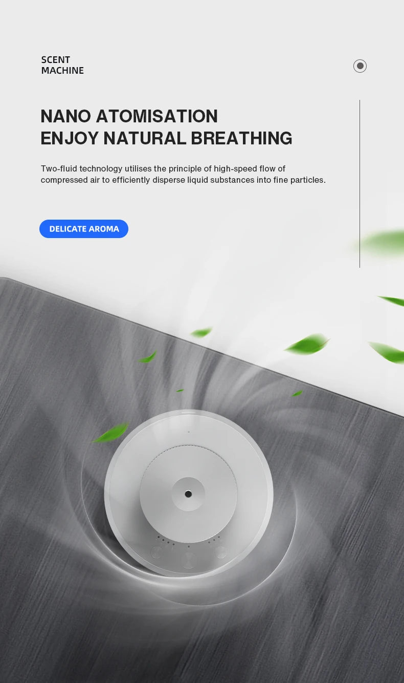 NAMASTE 200m³ Smart Electric Smell Distributor Office Fragrance Diffuser Battery Aromatherapy Machine Home Aroma Diffuser