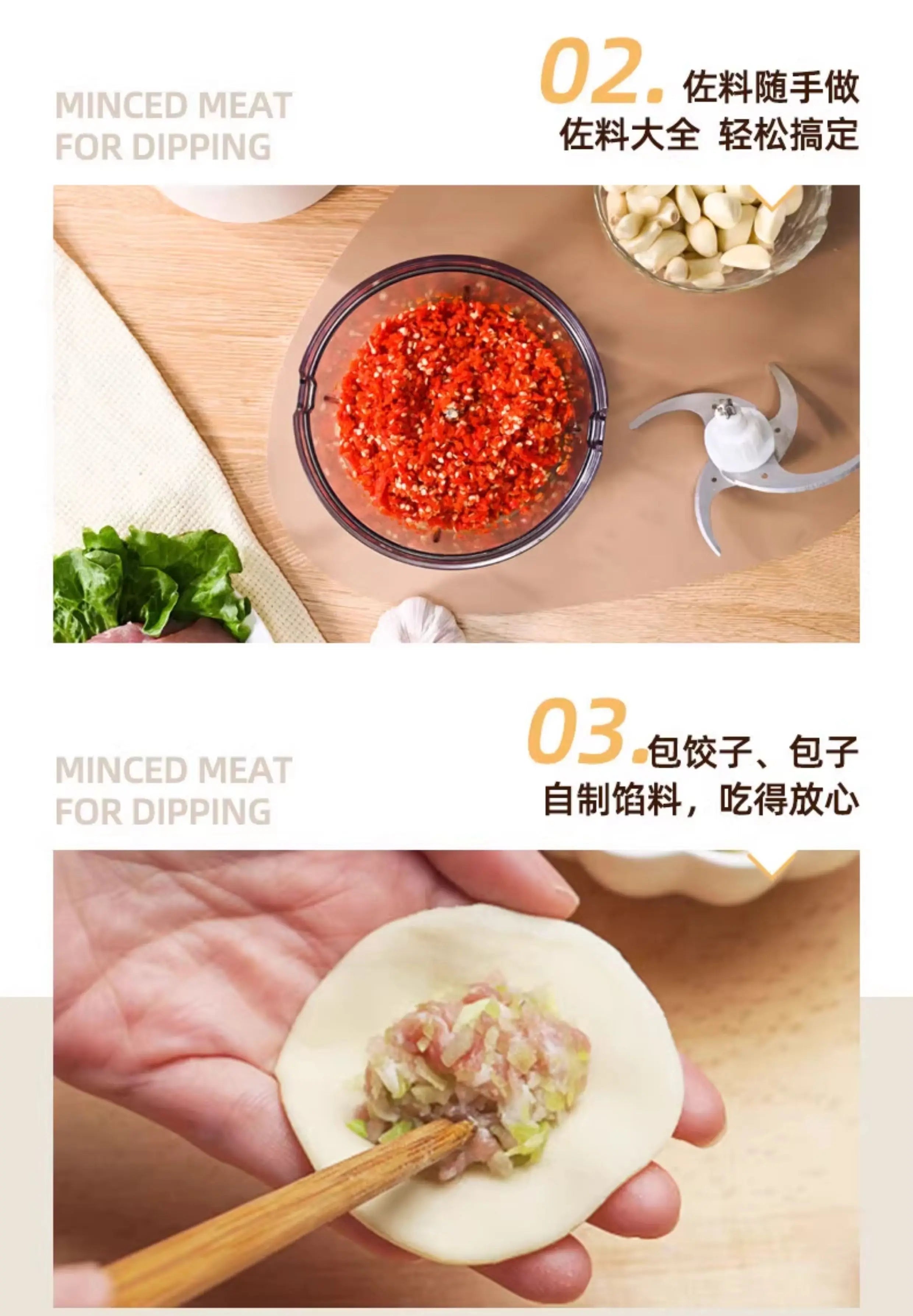 Electric vegetable slicer for household use, multifunctional, filling, shredding, slicing, fully automatic, multi-purpose