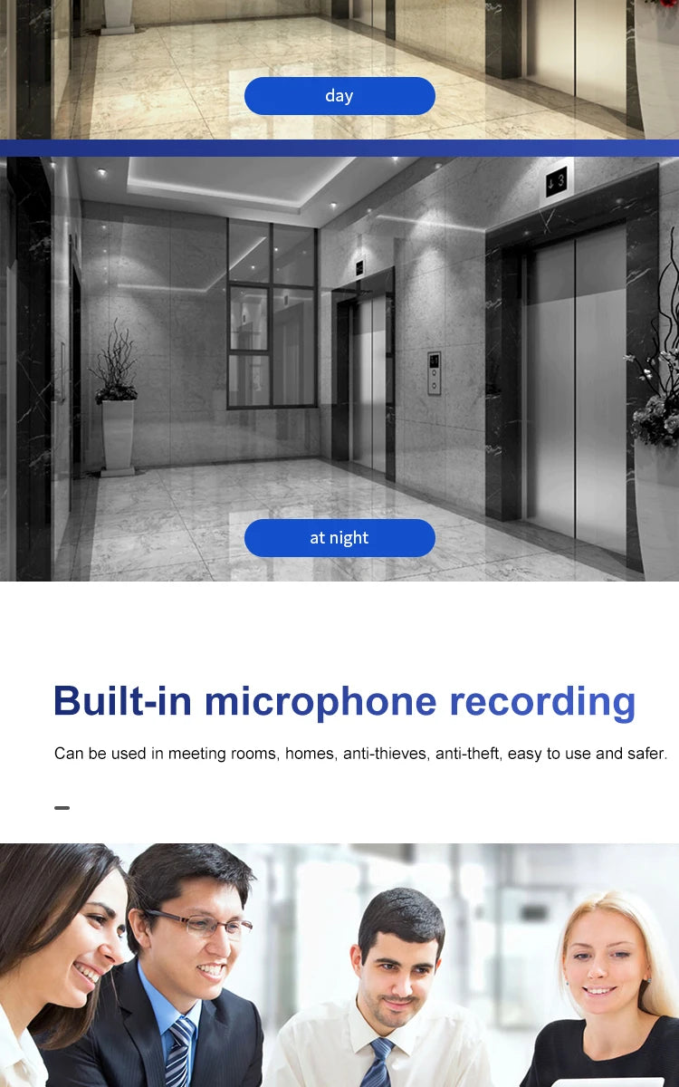 X6 Mini IP Camera WiFi Sports Camera HD 1080P Wireless Security Surveillance Built-in Battery Night Vision Smart Home Micro Cam