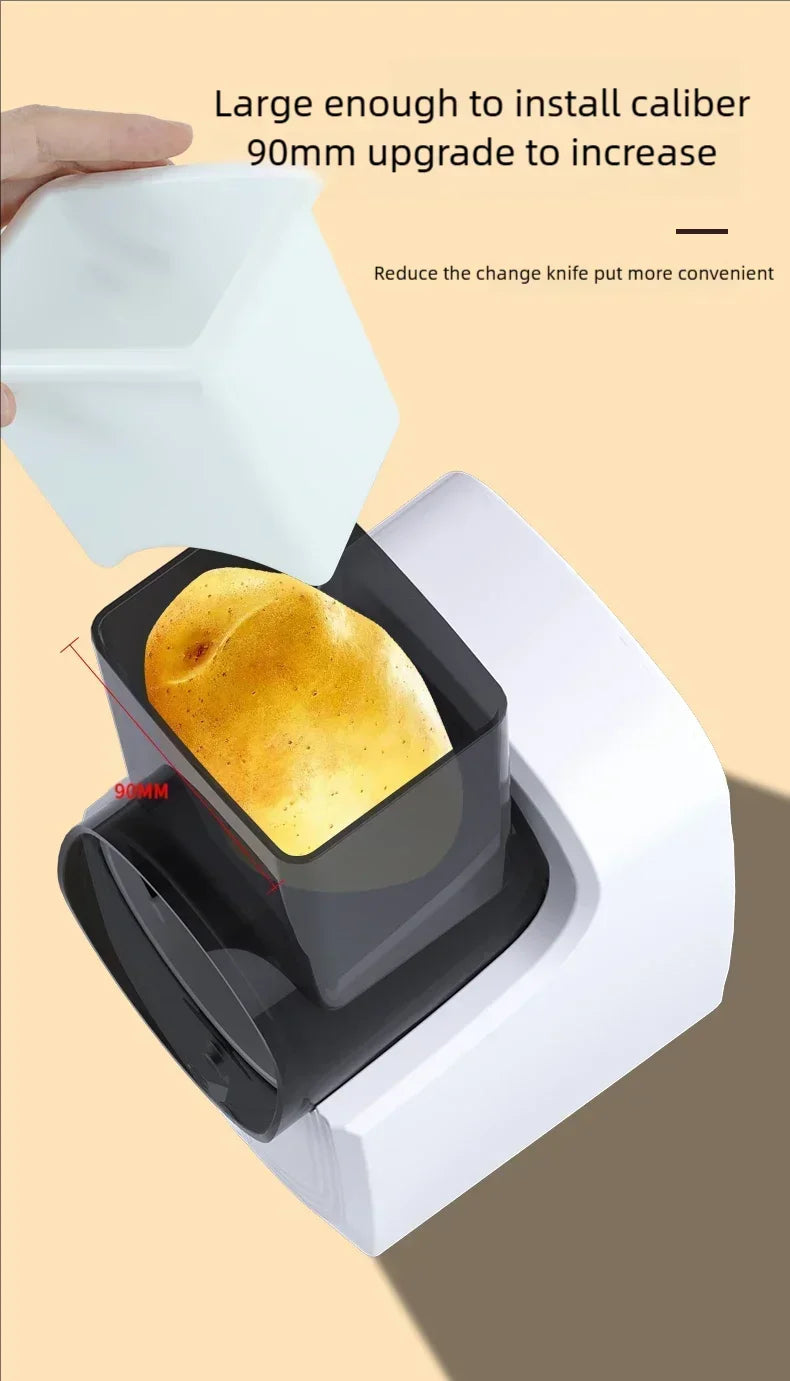 New Multi-function Vegetable Slicing Machine Household Kitchen Electric Vegetable Cutter Vegetable Slicer Shredder Automatic