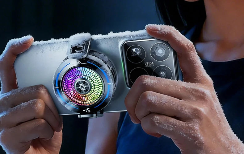 Phone Cooler Fan Gaming Portable Phone Cooling Fan for Mobile Phone Cooler Magnetic Cell Phone Cooler for Phone Cooler Gaming