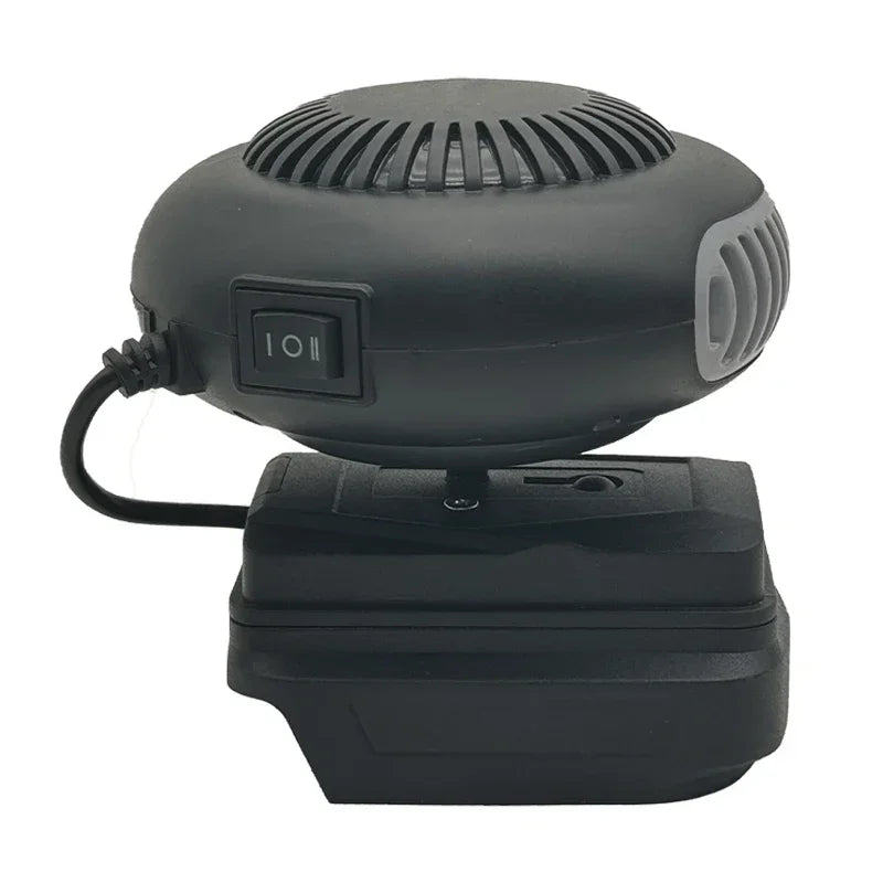 Portable Lithium Electric Power Warm Air Blower Fan Heater Hot&Cold Wind Dual Mode for Makita for Bosch for DeWalt for Milwaukee