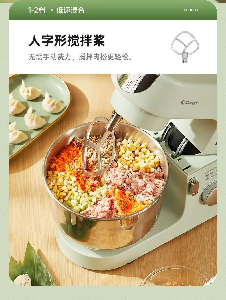 Home Stand Mixer: Multi-Function Fully Automatic Small Dough Kneader, Mixer with Fermentation