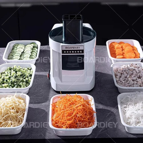 Automatic Vegetable Cutter Multi-Functional Electric Slicer Dicer Shredder for Potato Radish Home Commercial Small