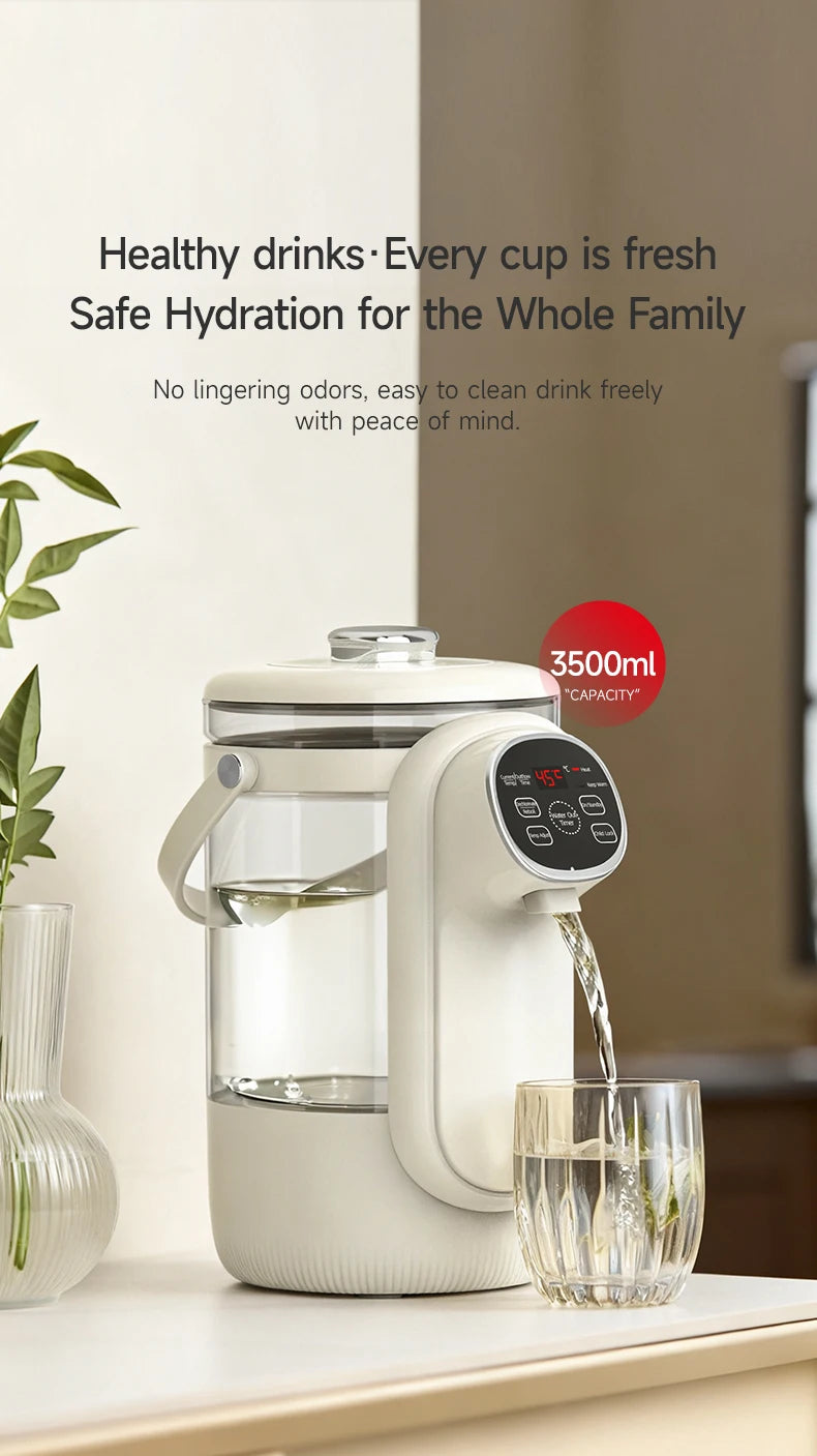 Electric Kettle 3.5L Temperature Control Water Boiler Thermo Pot 24H Keep Warm Hot Water Dispenser with Digital Display for Baby