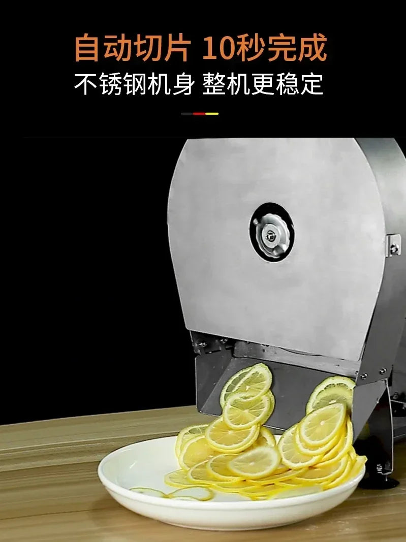 Fruit and vegetable cutter electric manual slicer potato slicer household lemon fruit slicer kitchen artifact