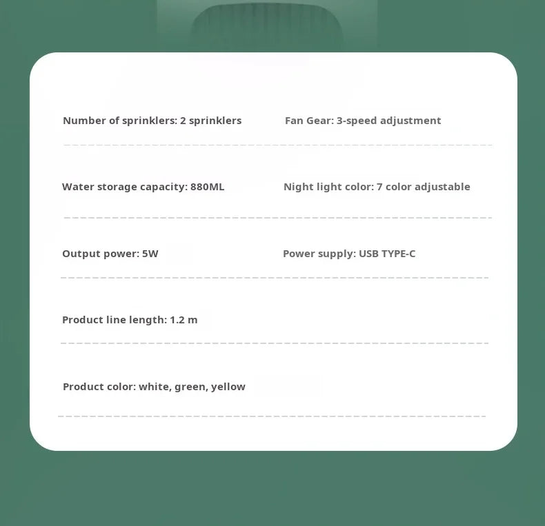 Portable Desktop Cold Air Fan USB Mini Home Use Multi-Function Air Conditioner Fan for Personal Cooling