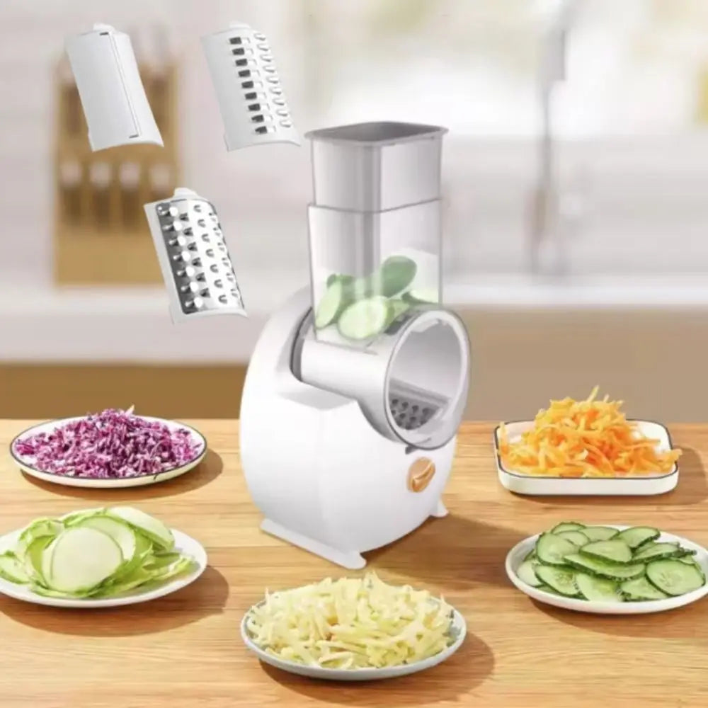 Automatic Electric Rotary Vegetable Shredder Efficient Cordless Vegetable Slicer Effort-saving Cheese Grater Restaurant