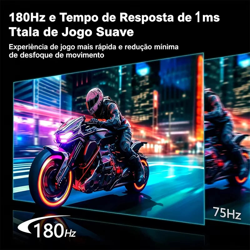 24 Inch 180Hz PC Gaming Monitor IPS LED Display 1920×1080P 100%sRG FHD HDMI/DP Desktop Ultra-thin Gaming Computer Screen Monitor