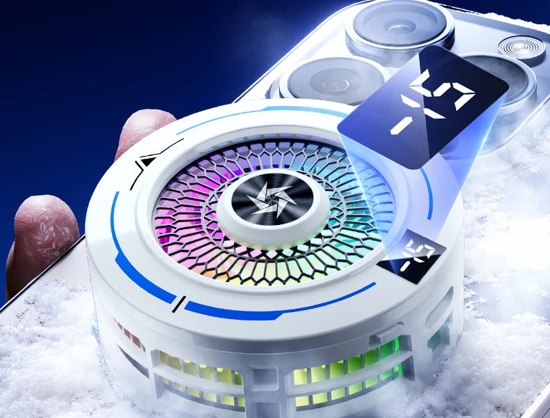Phone Cooler Fan Gaming Portable Phone Cooling Fan for Mobile Phone Cooler Magnetic Cell Phone Cooler for Phone Cooler Gaming