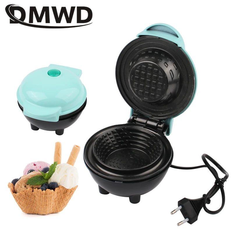 110V/220V Multifunctional Waffle cake maker Non-stick Skillet Mini Omelette Egg burger maker Donut Baker Double-side heating