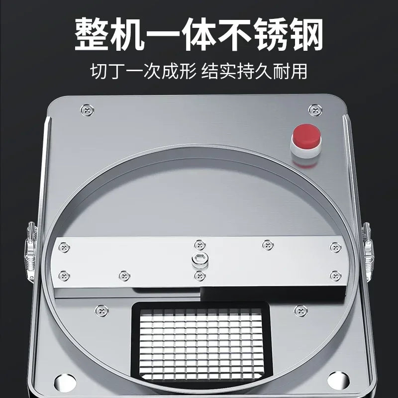 Commercial Electric Vegetable Cutter Automatic Slicer Shredder for Potato Fruit Multifunction