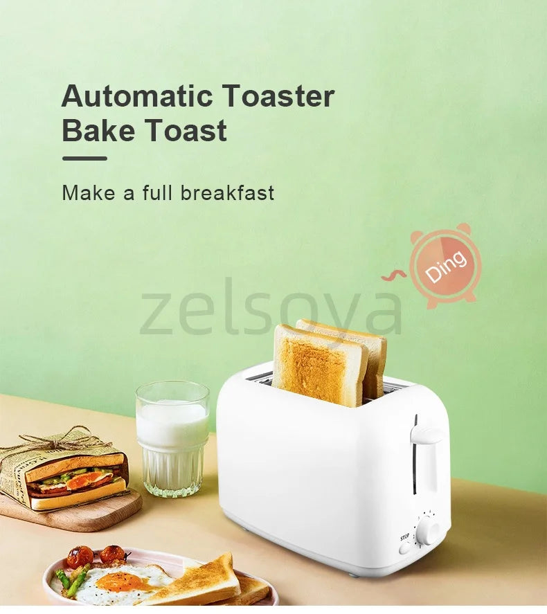 Electric Bread Toaster Home Toaster Breakfast Sandwich Maker 110V 220V