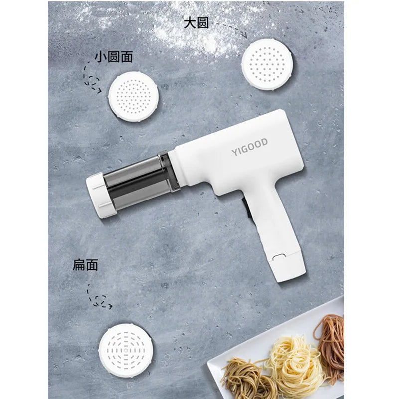 Handheld Household Electric Pasta Machine Wireless Charging Pressure Noodle Gun With Sausage Filling Function