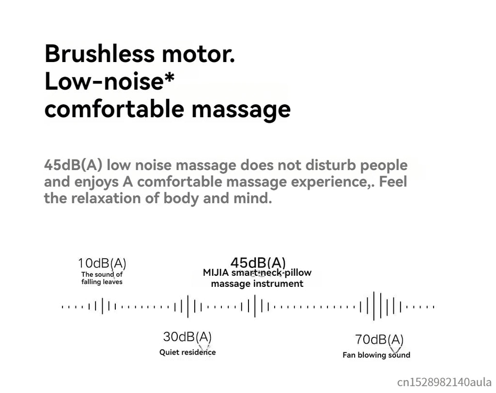 Updated Xiaomi Mijia Smart Neck Pillow Massager Brushless Motor Shoulder Neck Integrated Massage Hot Compress for Mi Home APP