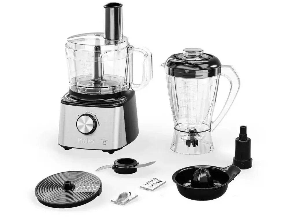 Philco 1000W Black Food Processor PMP10A 7 Functions 113301060-110V