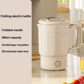 New 800ml 3 in1 Electric Kettle 304 Stainless Steel Folding Travel Kettle Portable Household Multi-function Cooking Pot Hot Pot