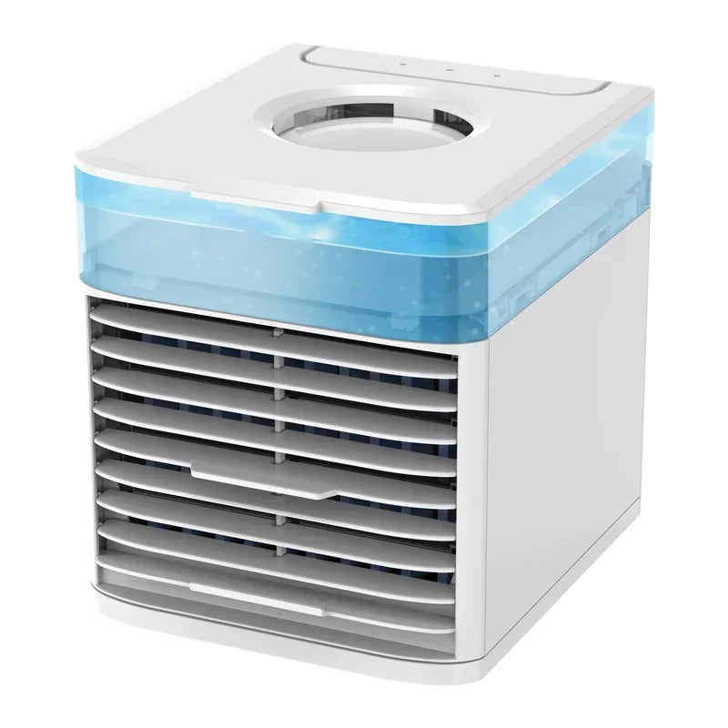 Newly Upgraded Portable Air Conditioner USB Refrigeration Fan with Ultraviolet Germicidal Lamp Desktop Car Air Cooler Hot Sale