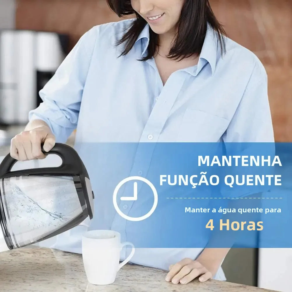 DEVISIB Electric Glass Kettle, 2200W Fast Boiling, Temperature Control, 4-Hour Keep Warm, 2.0L Tea Kettle & Hot Water Boiler