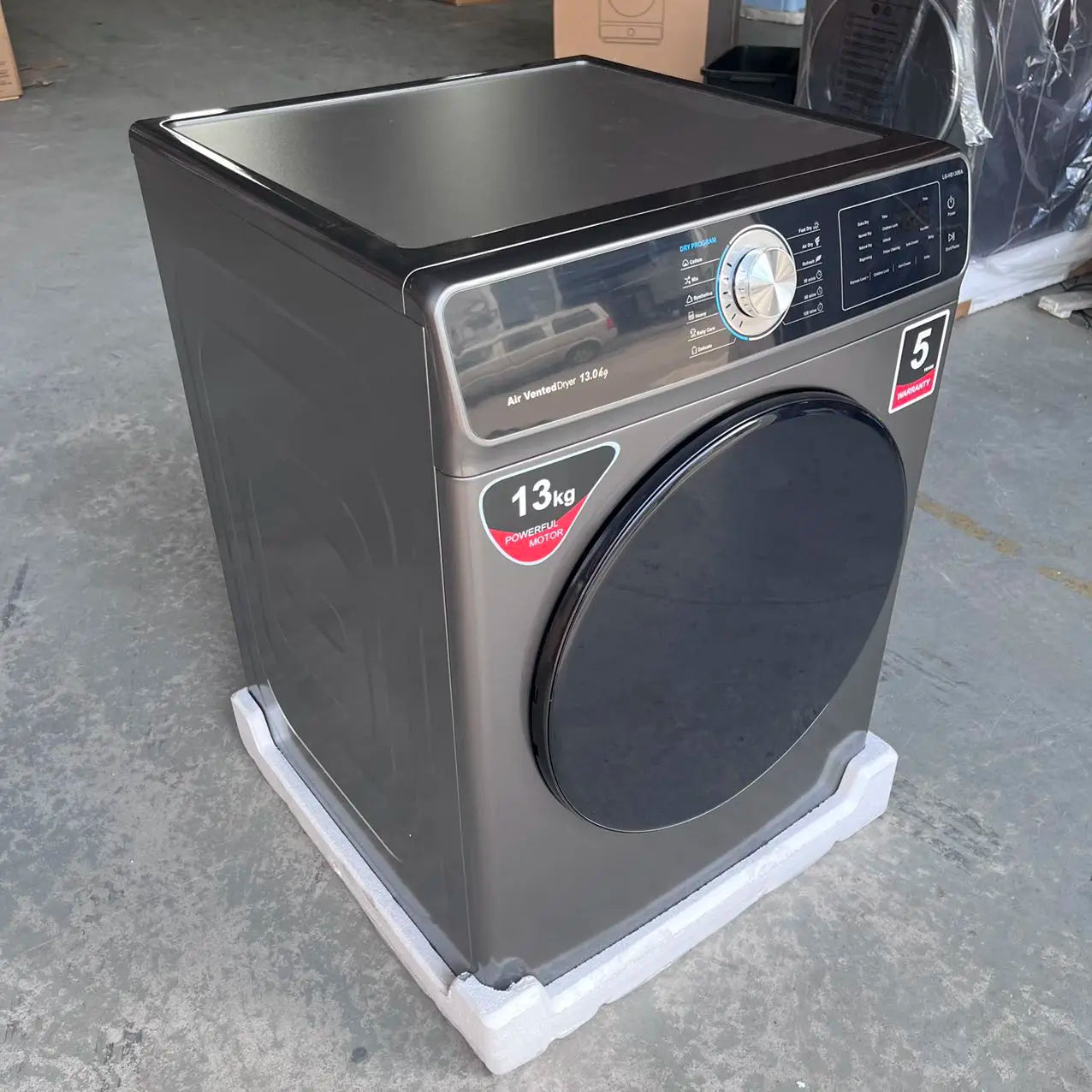 13KG Front Load Heat Pump Clothes Dryer EU Plug 220V Large Capacity Fully Automatic Household Tumble Dryer