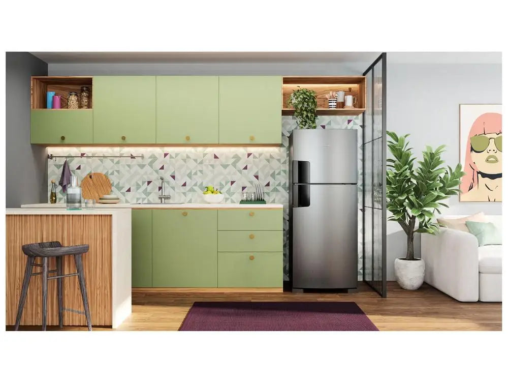 Consul Frost-Free Double-Door Stainless Steel Refrigerator 412L CRM50MK - 110V