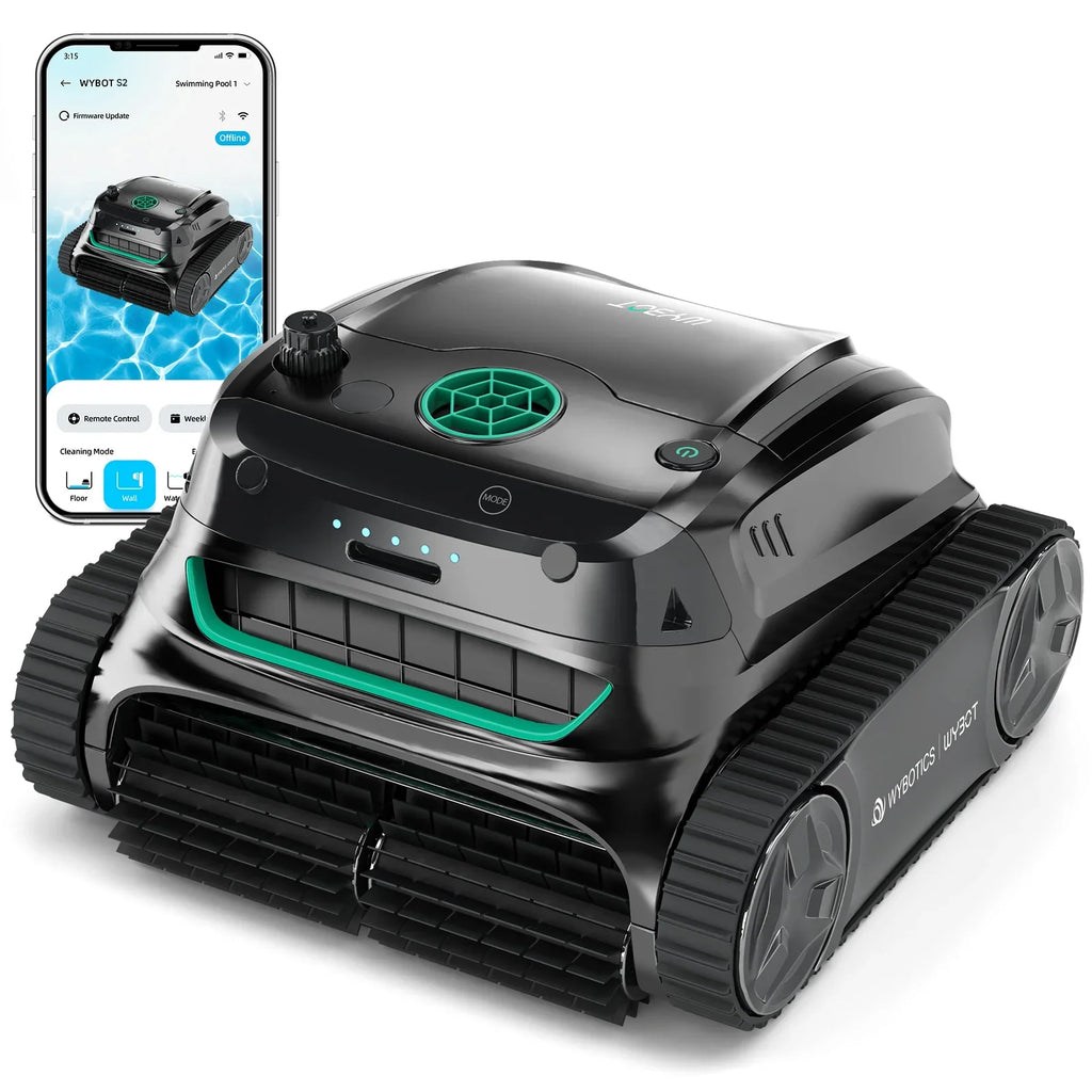 Swimming Pools Vacuum Cleaner Wireless for Floor Smart Cleaning Robot Auto-Parking Dual-layer Filtration120mins Running Time