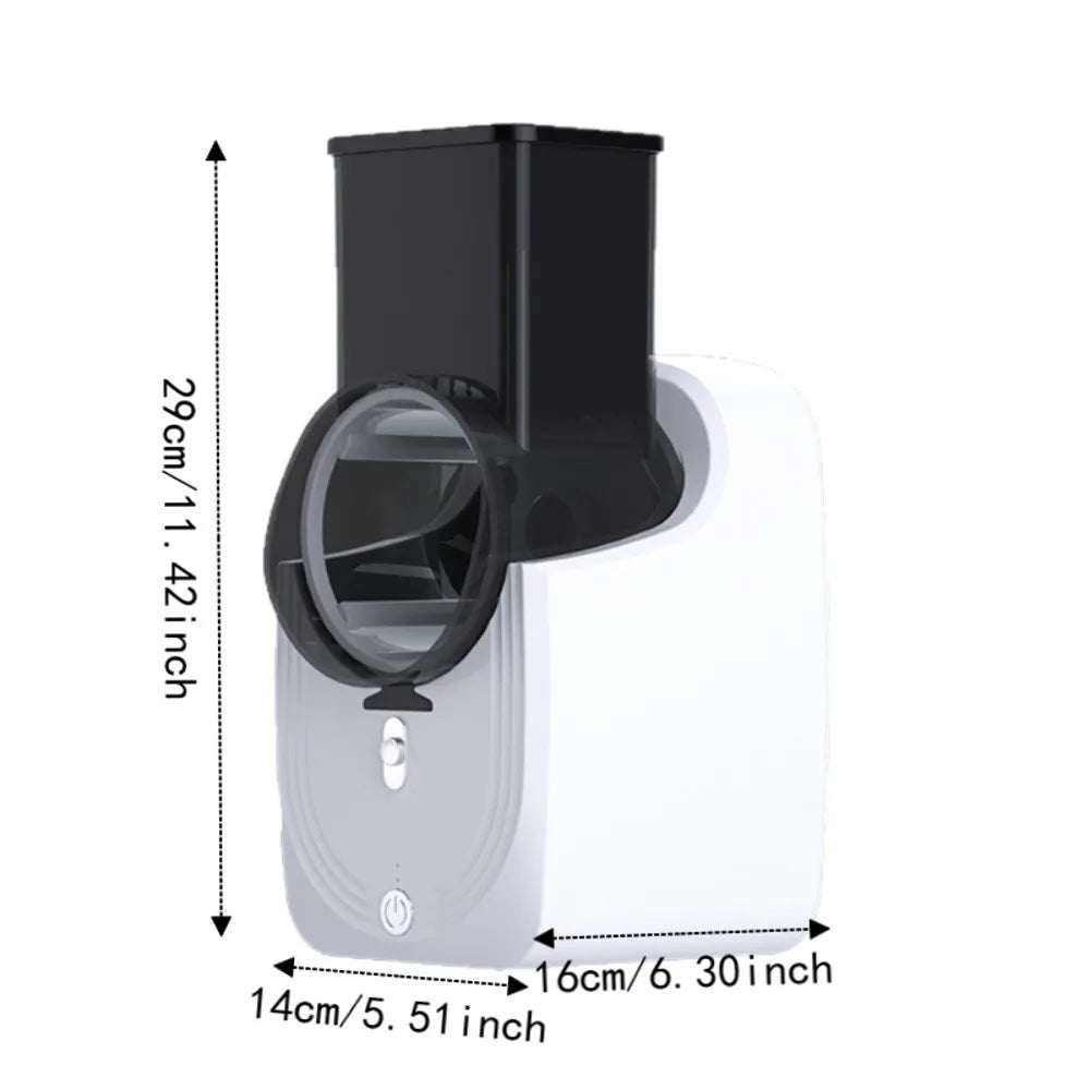 Effort-saving Electric Vegetable Cutter Efficient Detachable Automatic Vegetable Shredder Long Battery Life Vegetable Processor