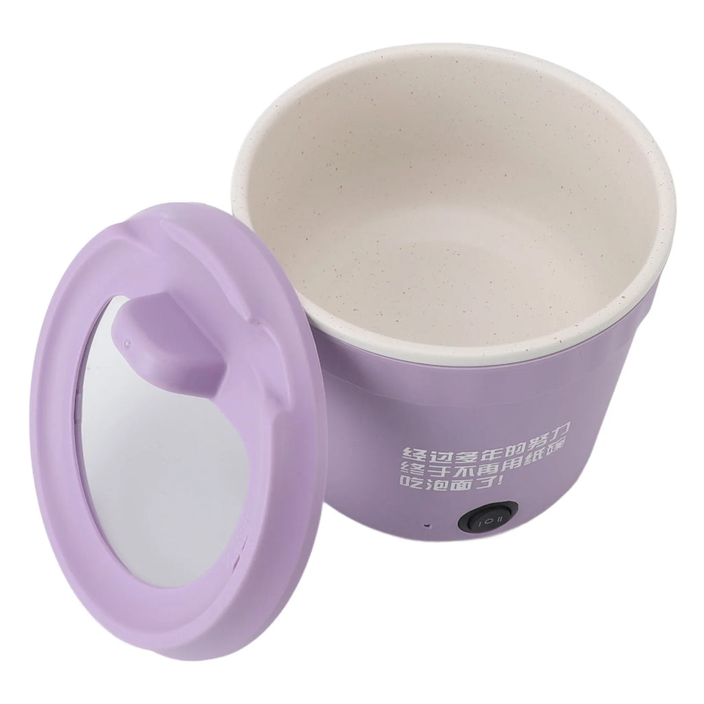 Electric Noodle Cooker Portable Multifunctional Easy Cleaning Small Electric Pot Stick Proof 1.2L for  for Cooking Pasta