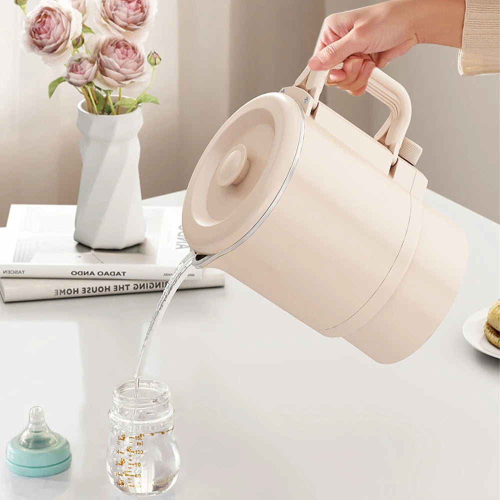 New 800ml Small Portable Electric Kettle Foldable 3 in 1 Multifunctional Travel Electric Kettle Household Rice Cooker Hot Pot