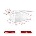 11L/ 25L Container For Sous Vide Cooker Machine Food Grade PC Material Heat Insulation Stainless Steel Sous Vide Rack